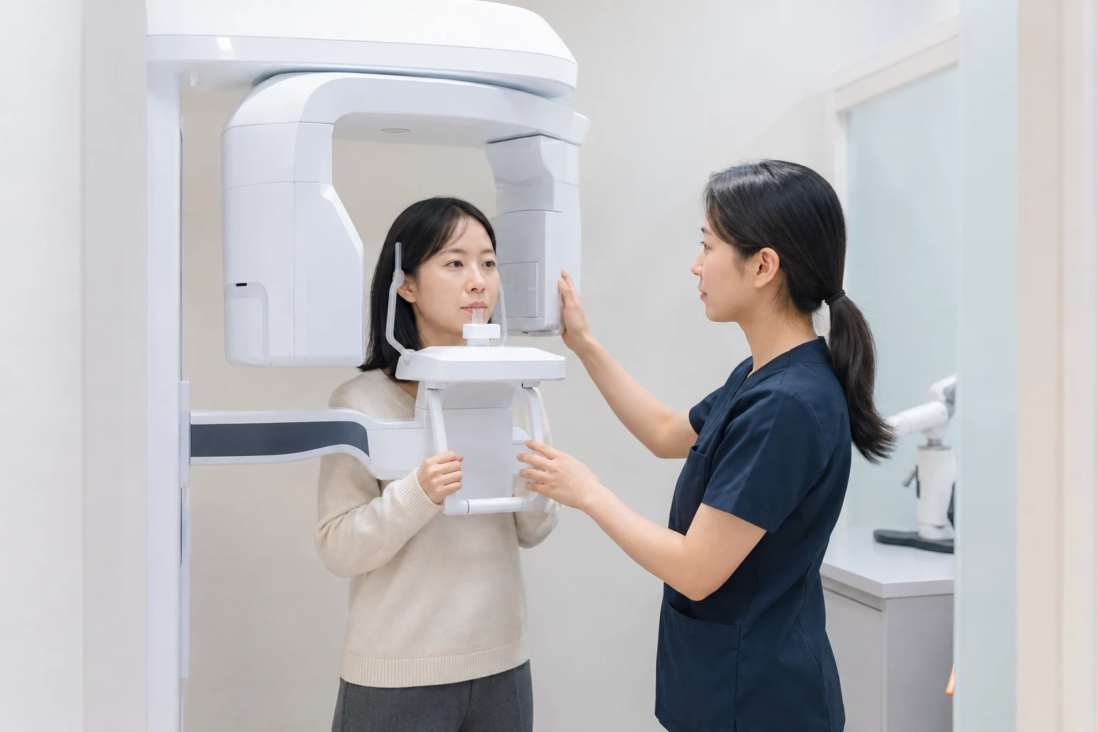 임플란트 치과 선택 기준 판단 기준을 살펴보는 장면
